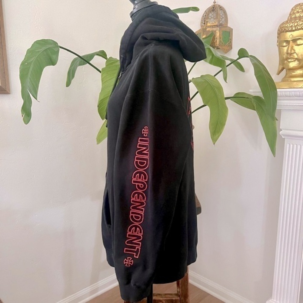 Vintage Independent Truck Company Black Zip Up Hoodie - Picture 6 of 14